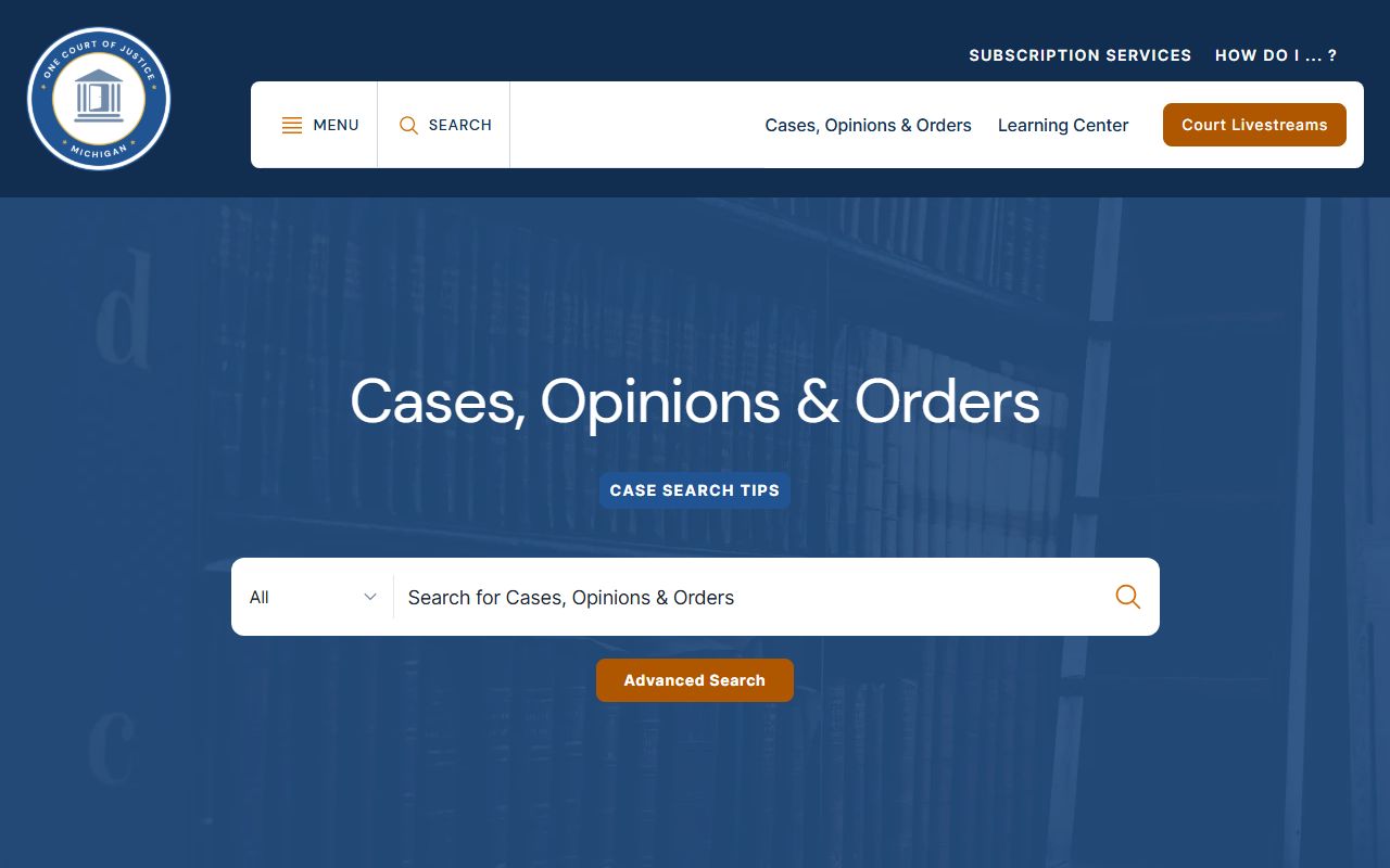 Lenawee County court records appeals through the Michigan appellate case search